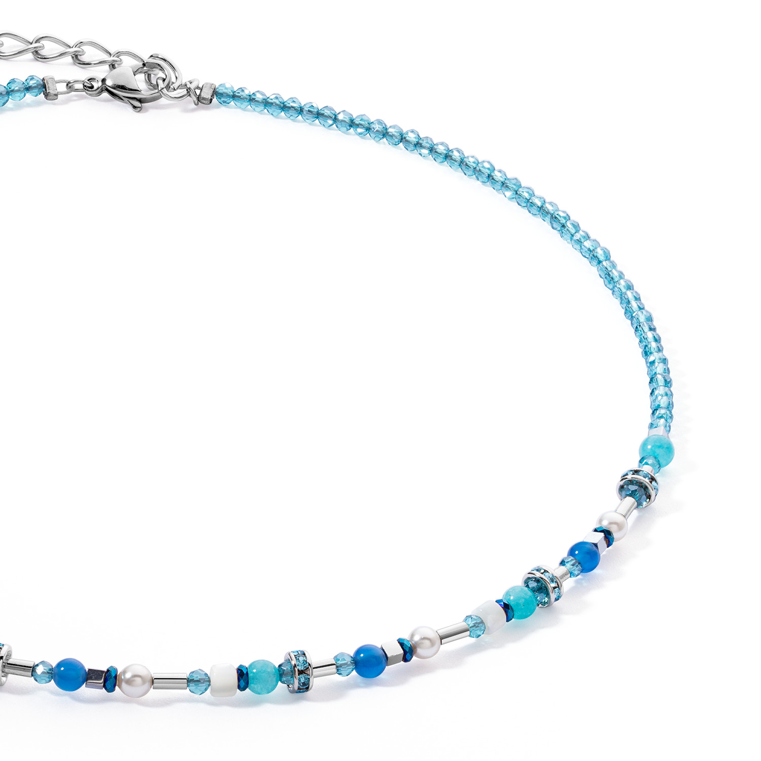 Collier Princess Spheres Mix turquoise