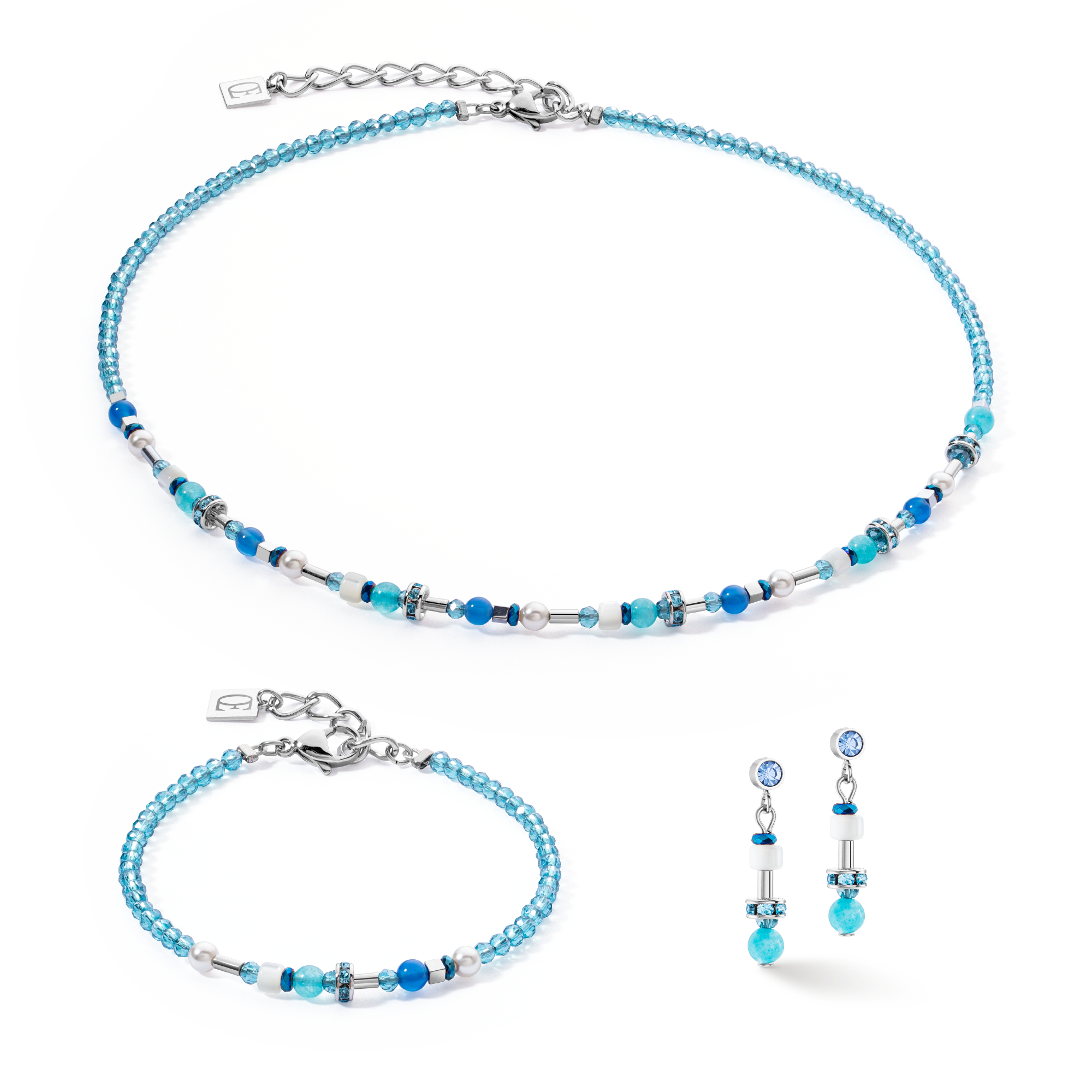 Collier Princess Spheres Mix turquoise
