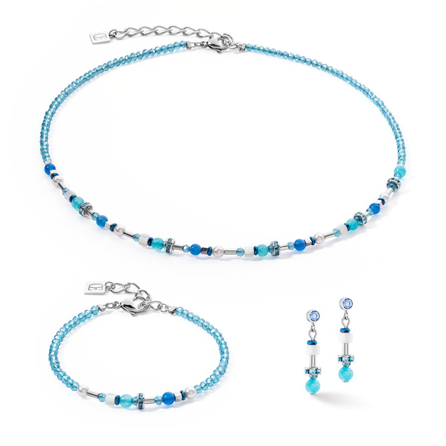 Collier Princess Spheres Mix turquoise