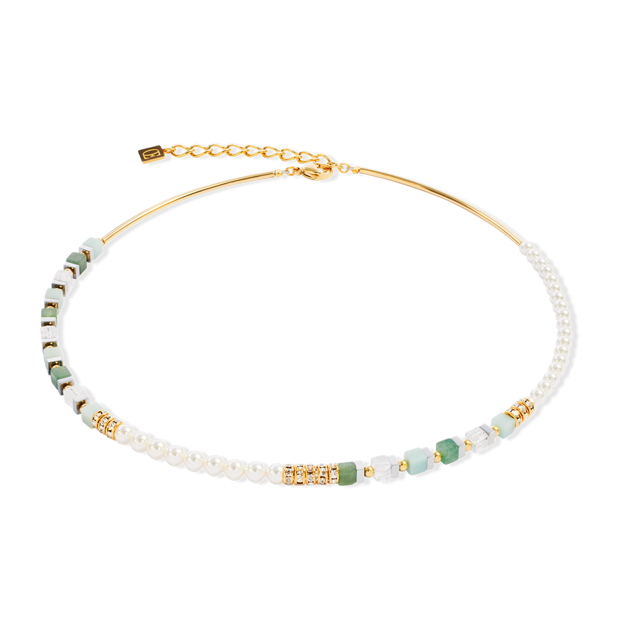 Collier Precious Fusion Offset or-vert
