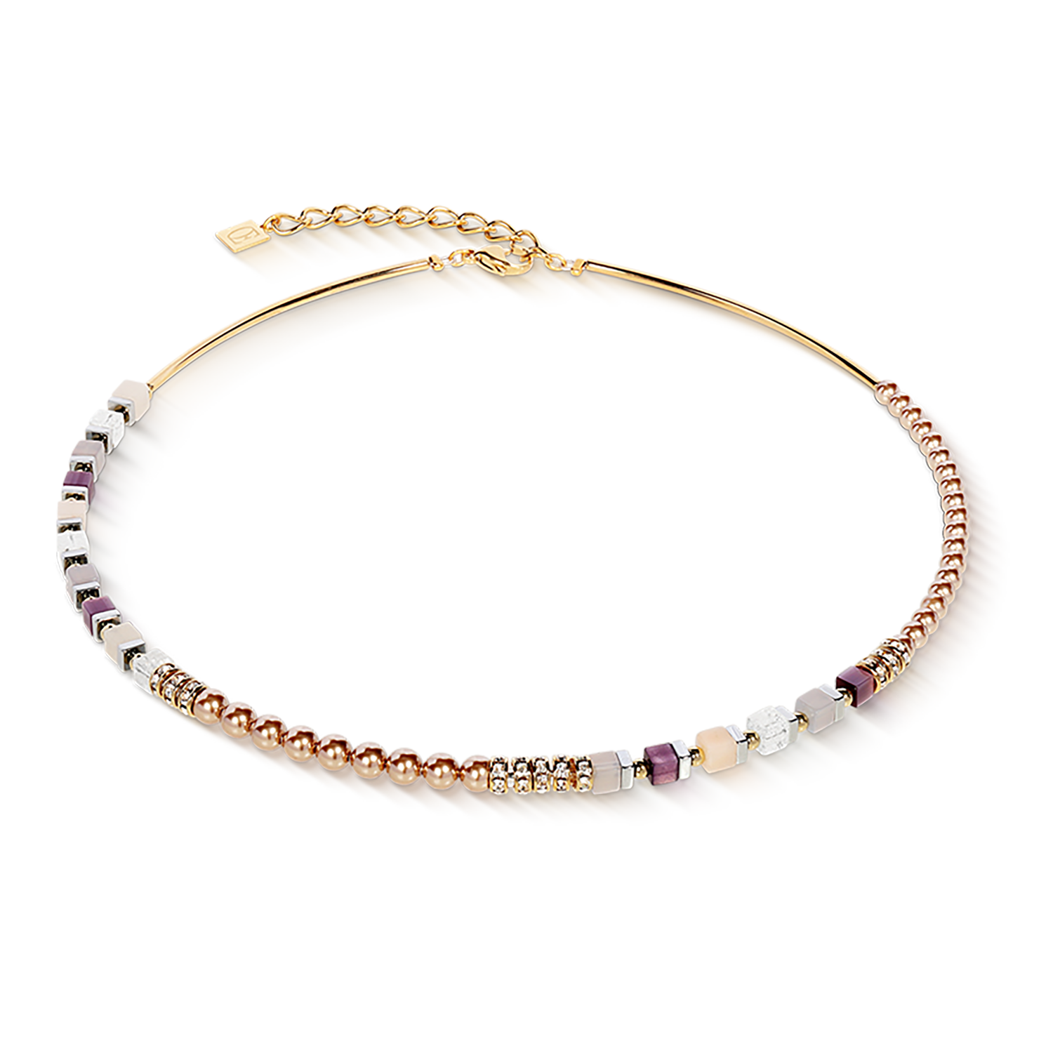 Collier Precious Fusion Offset champagne-blush