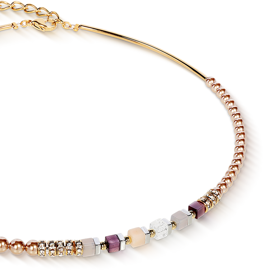 Collier Precious Fusion Offset champagne-blush