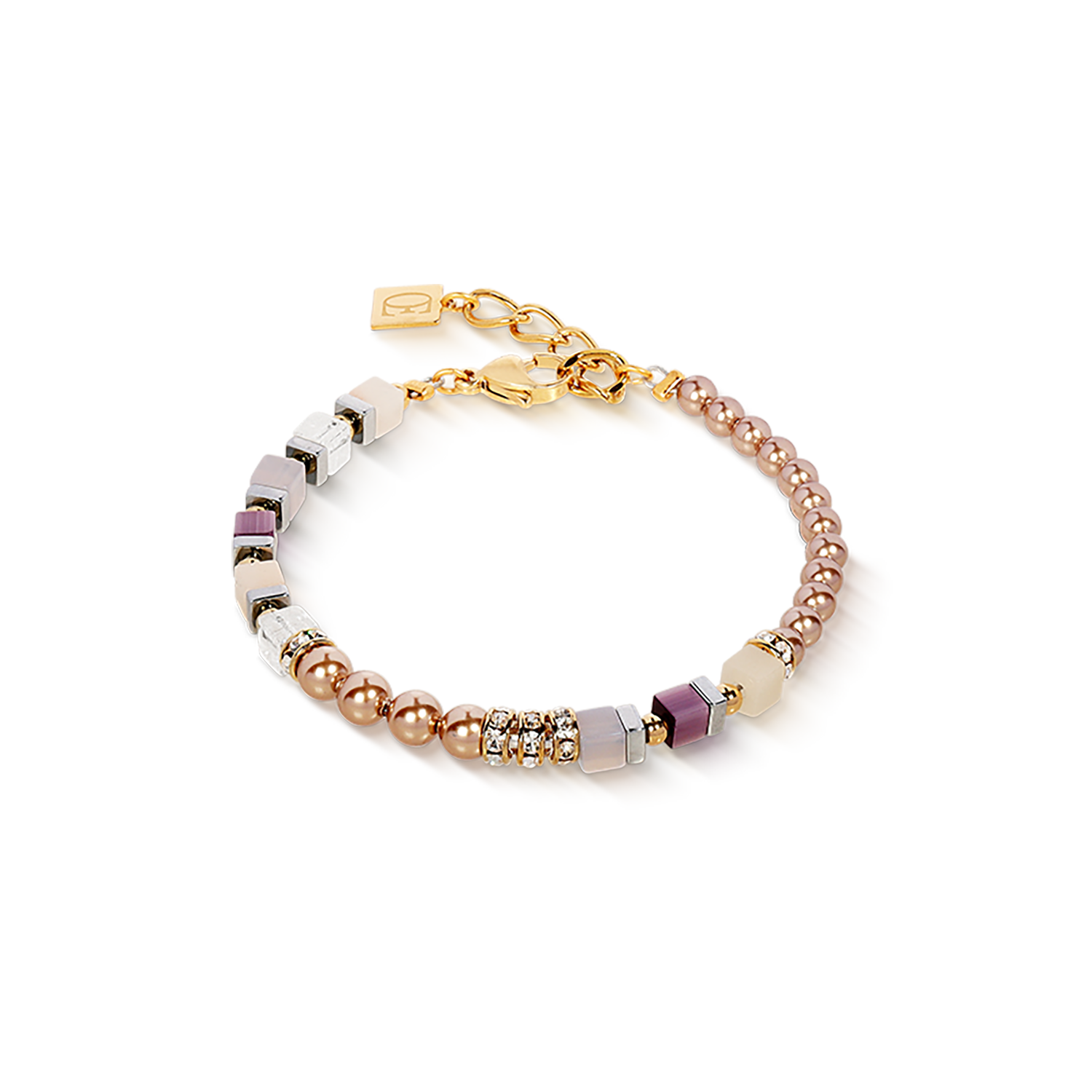 Bracelet Precious Fusion Offset champagne-blush