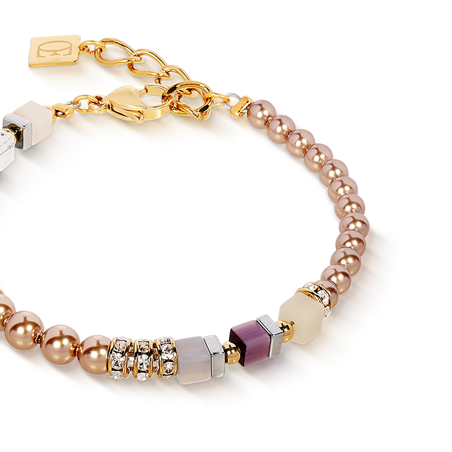 Bracelet Precious Fusion Offset champagne-blush