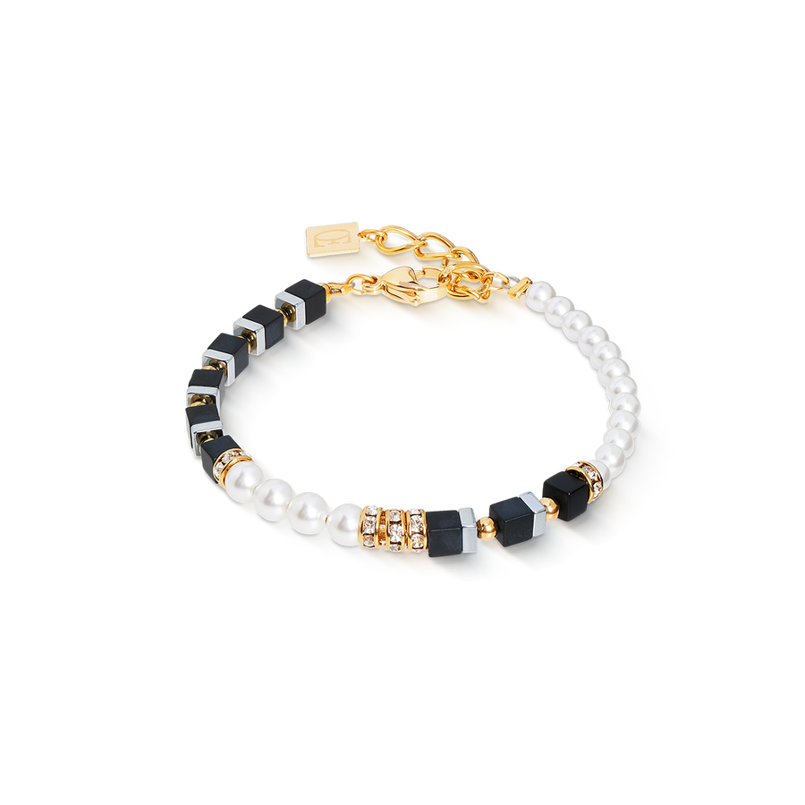 Bracelet Precious Fusion Offset black-pearl