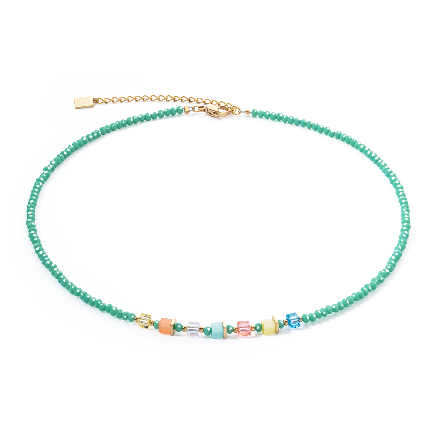 Collier Joyful Colours vert-multicolore