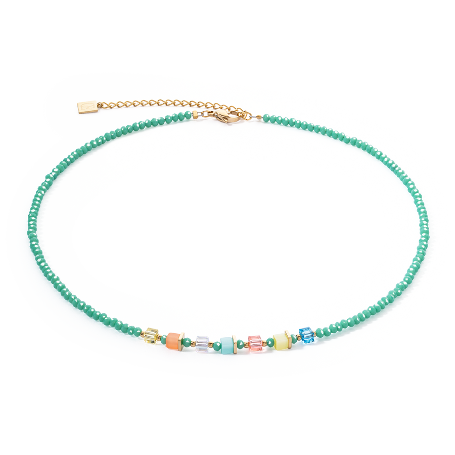 Collier Joyful Colours vert-multicolore