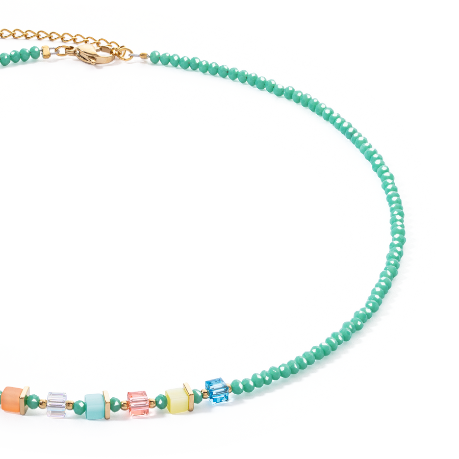 Collier Joyful Colours vert-multicolore