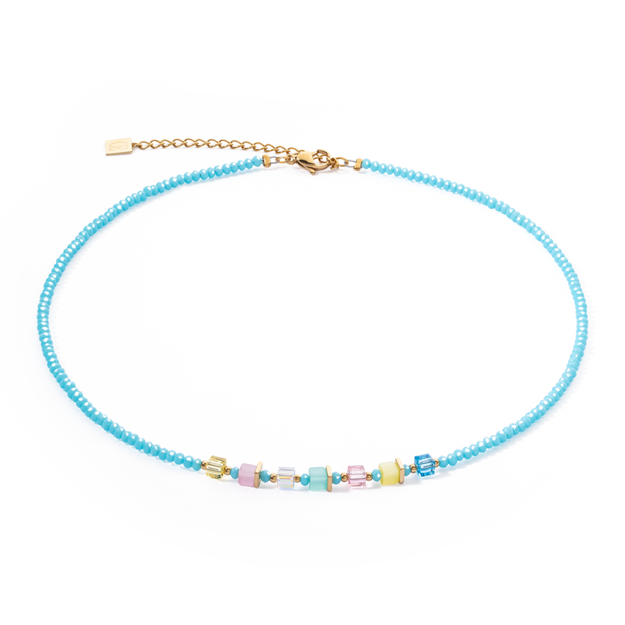 Collier Joyful Colours turquoise-multicolore