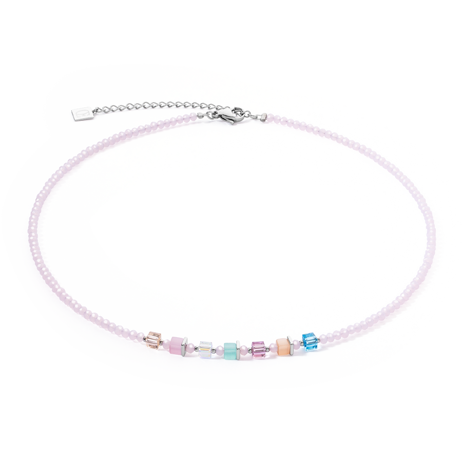Collier Joyful Colours rose multicolore