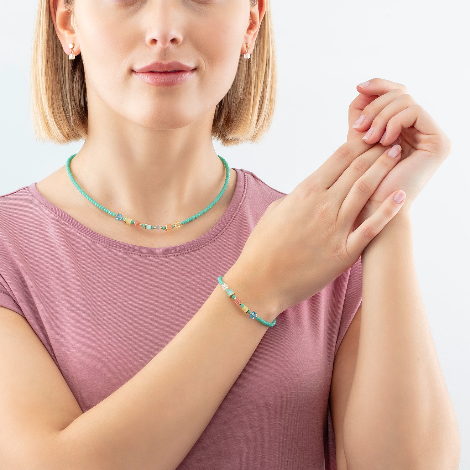 Bracelet Joyful Colours vert-multicolore
