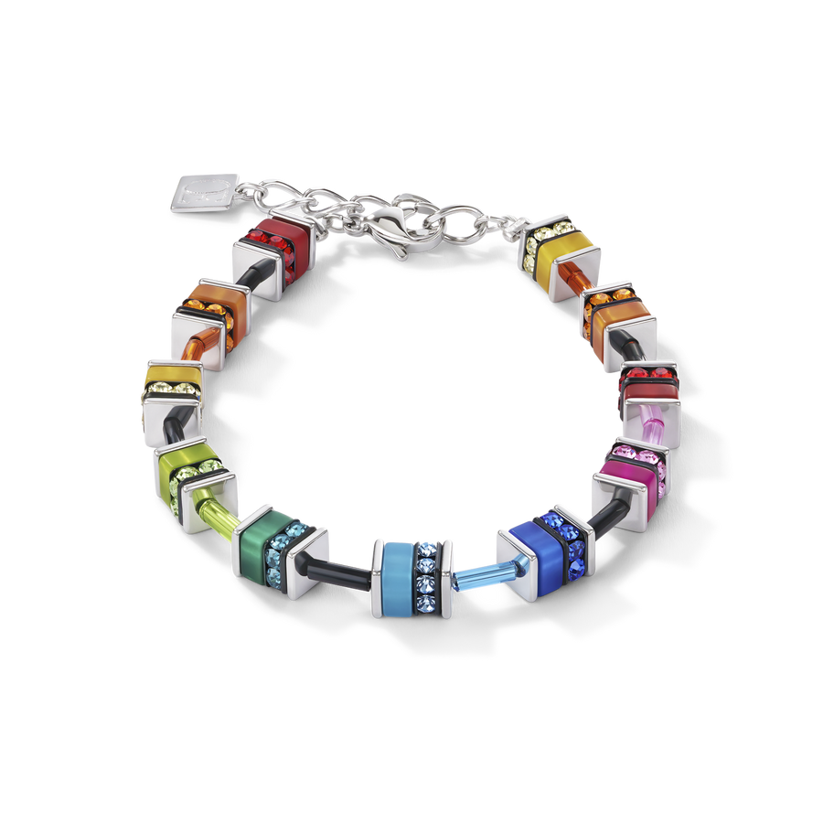 Bracelet GeoCUBE® classique polaris & strass multicolore