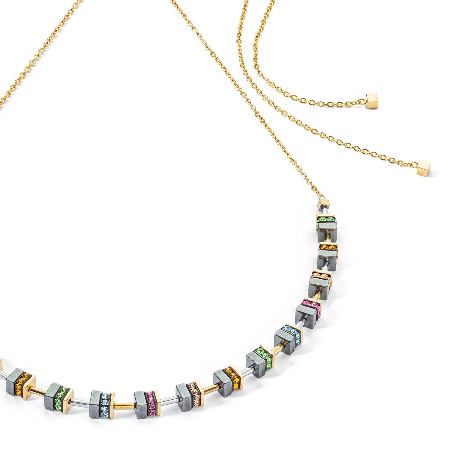 Collier Sparkling Classic Chain or multicolore