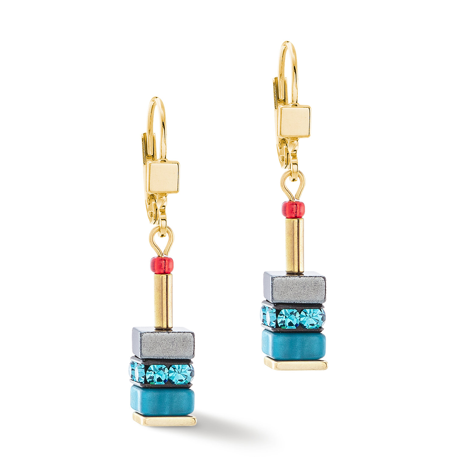 Boucles d'oreilles Sparkling Classic Elements or-énergie