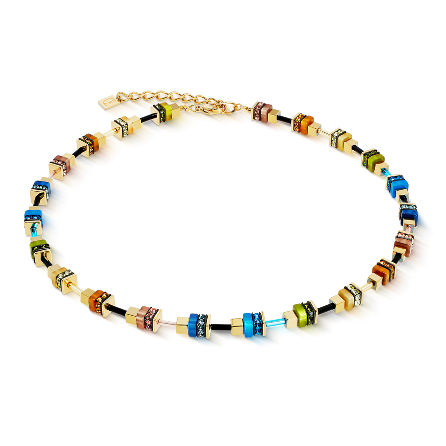 Collier Autumn Glow Cube multicolore
