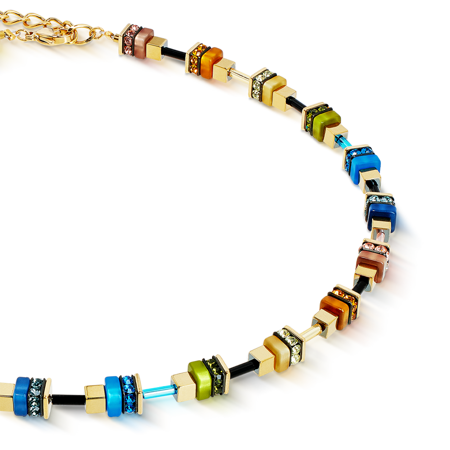 Collier Autumn Glow Cube multicolore