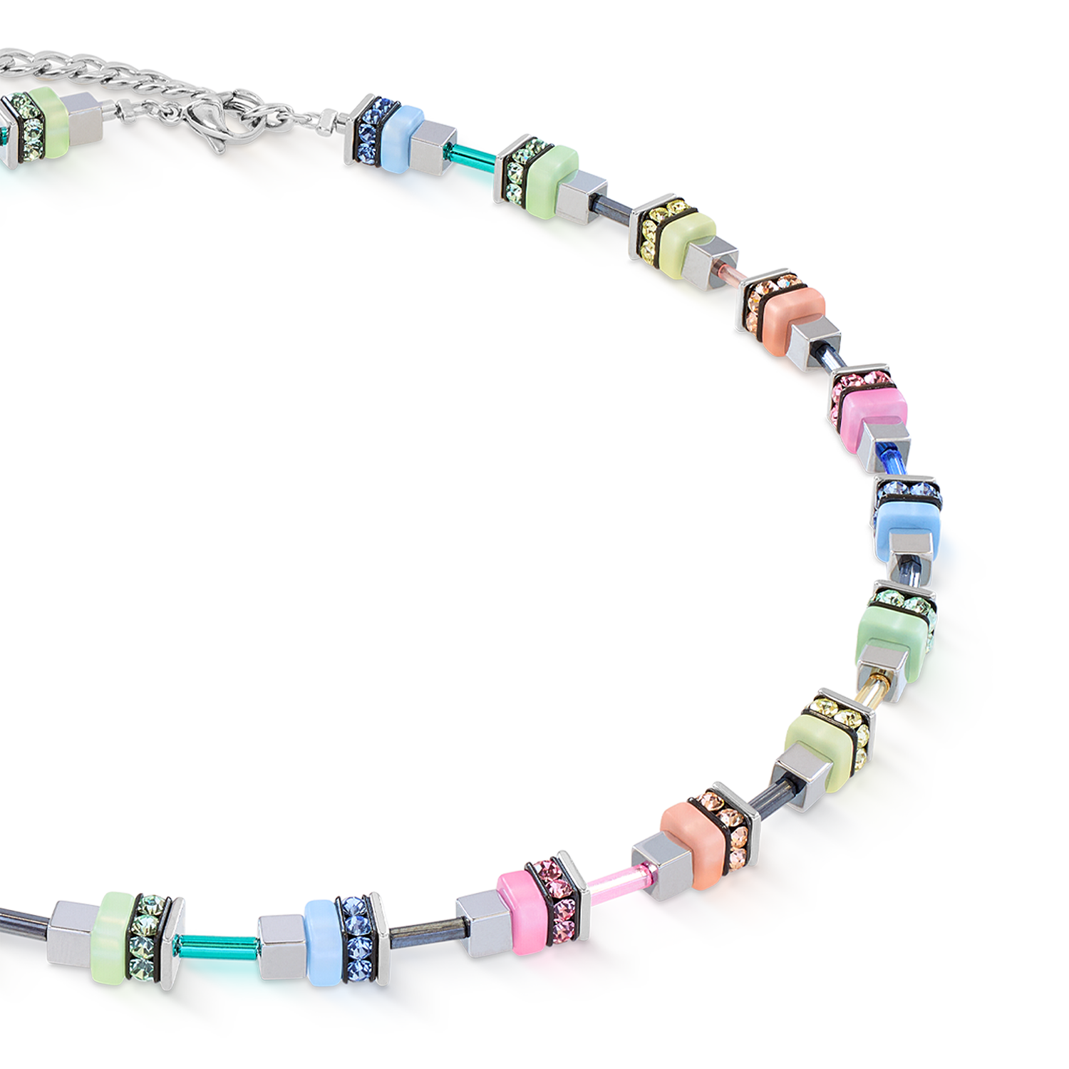 Collier Fresh Sorbet Cube multicolore