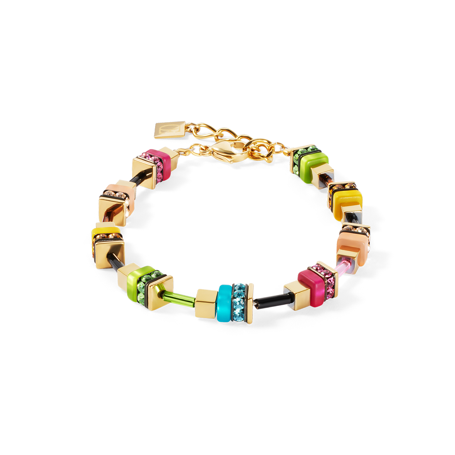 Bracelet Boho Sunset Cube rainbow