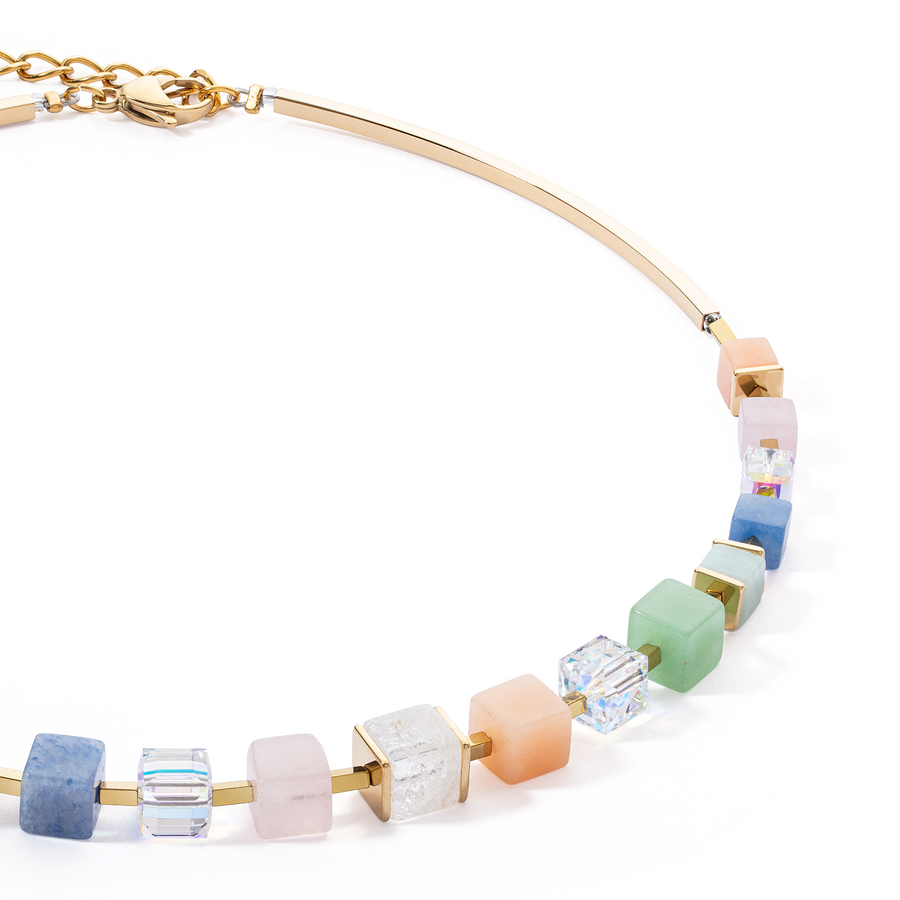 Collier Precious Statement Cubes multicolore-gentle
