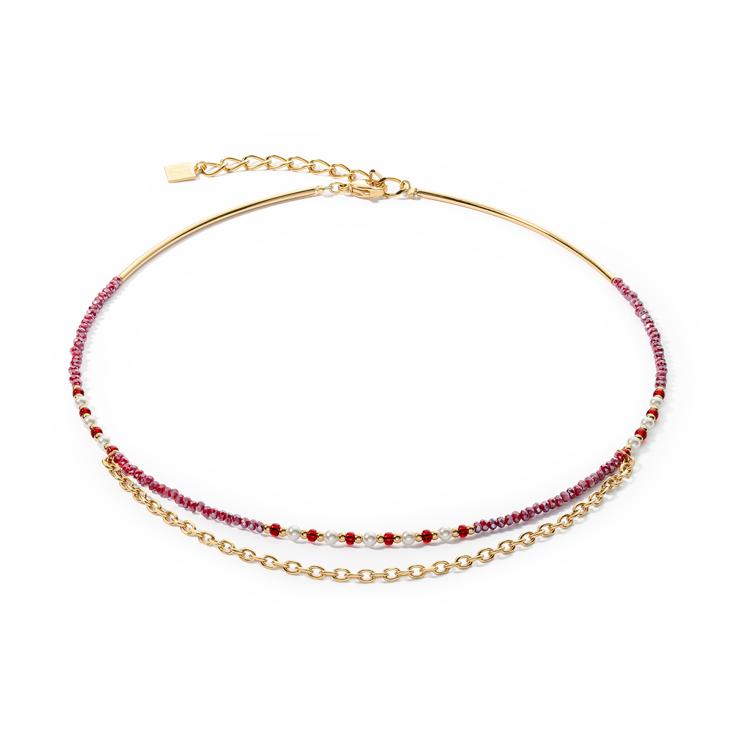 Collier Twinkle Princess or-rouge