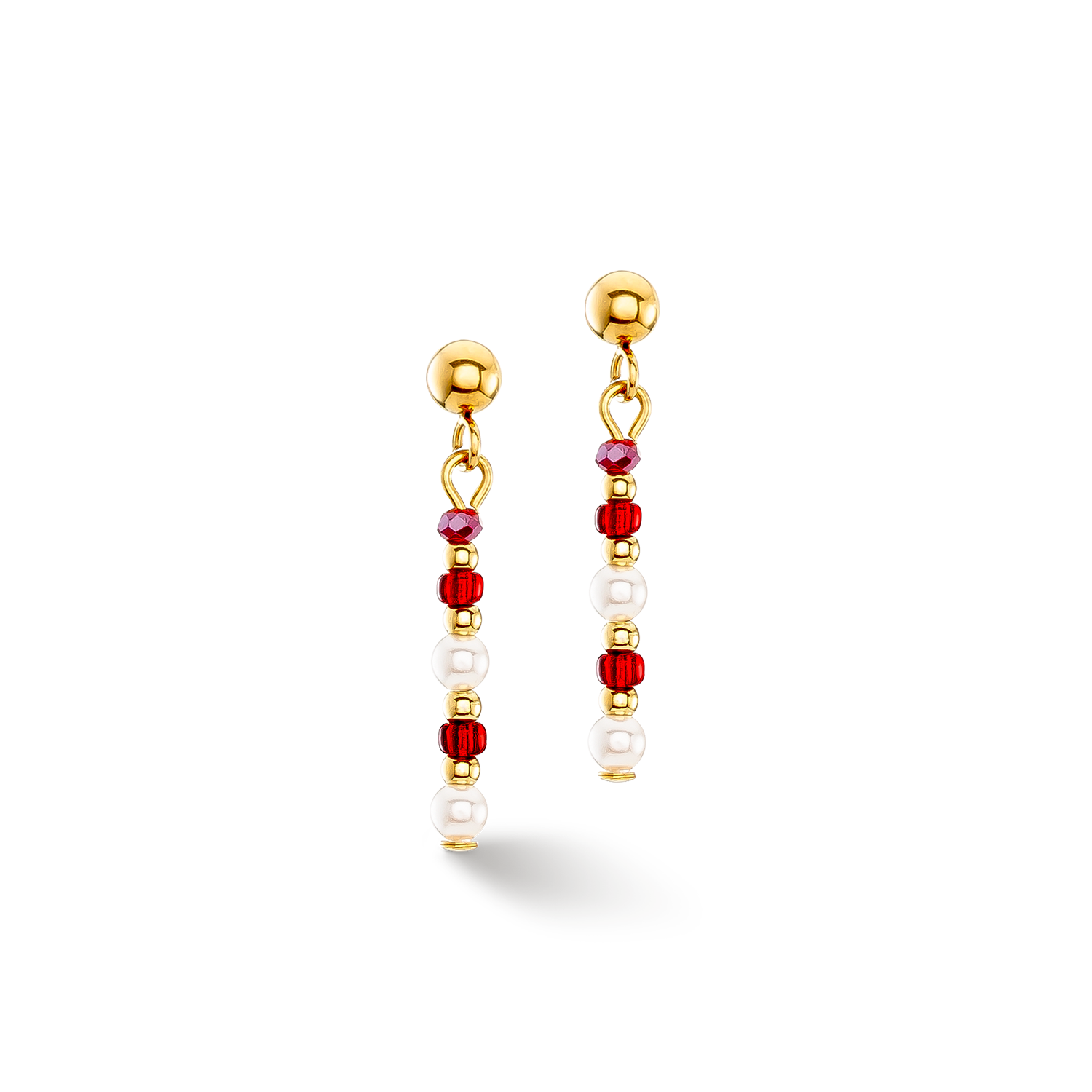 Boucles d'oreilles Twinkle Princess or-rouge