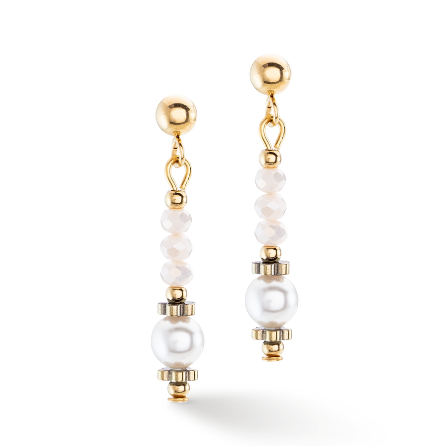 Boucles d'oreilles Little Twinkle Pearl Mix blanc