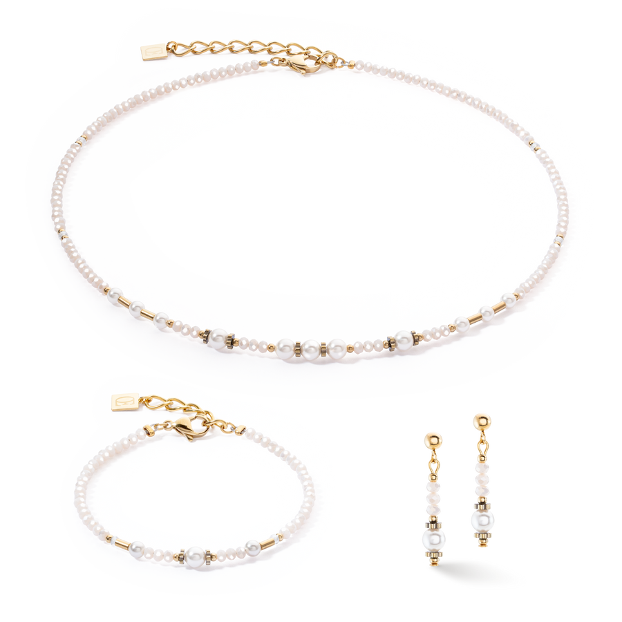 Bracelet Little Twinkle Pearl Mix blanc