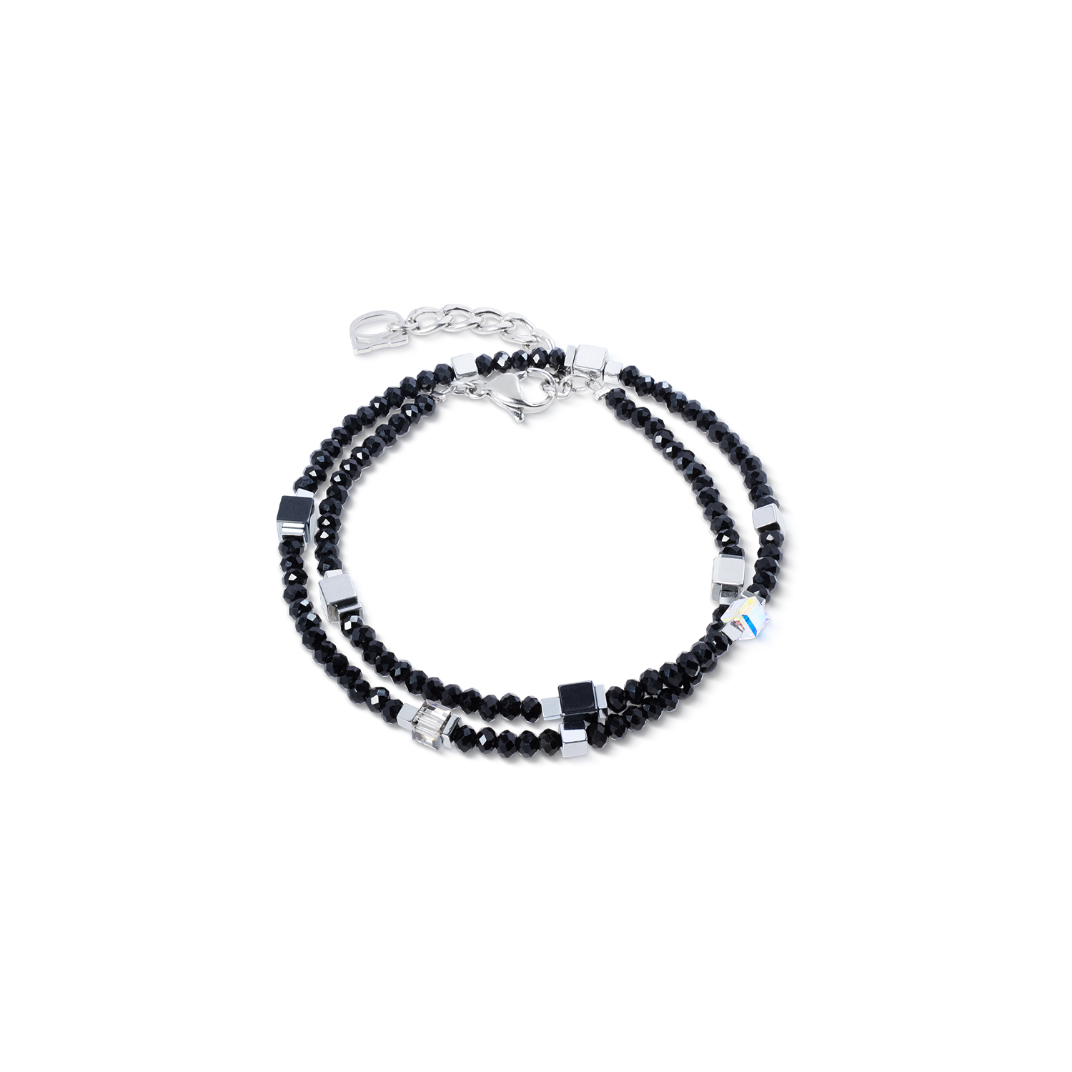 Joyful Colours Flex bracelet argent-noir