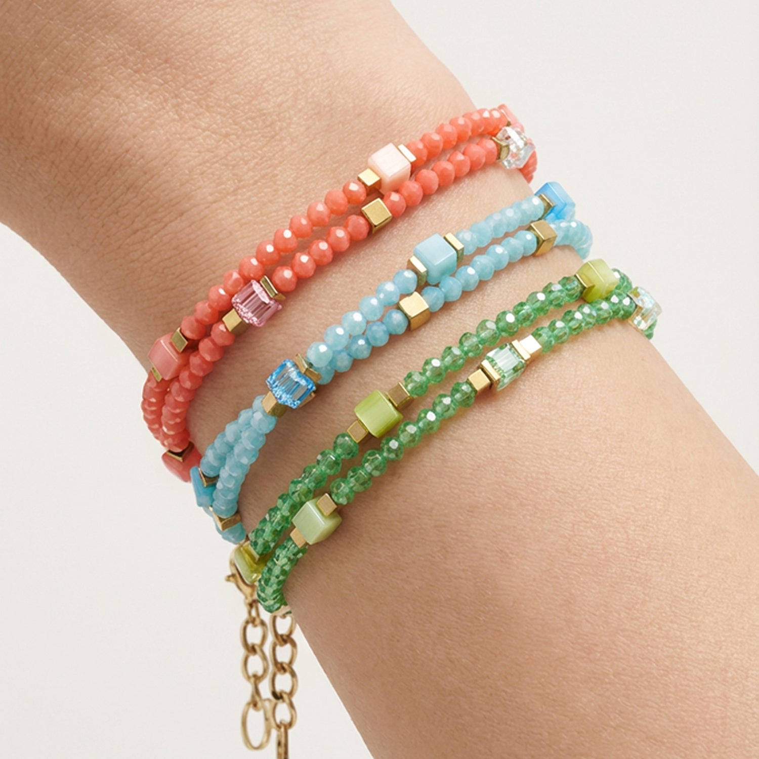 Joyful Colours Flex bracelet argent-noir