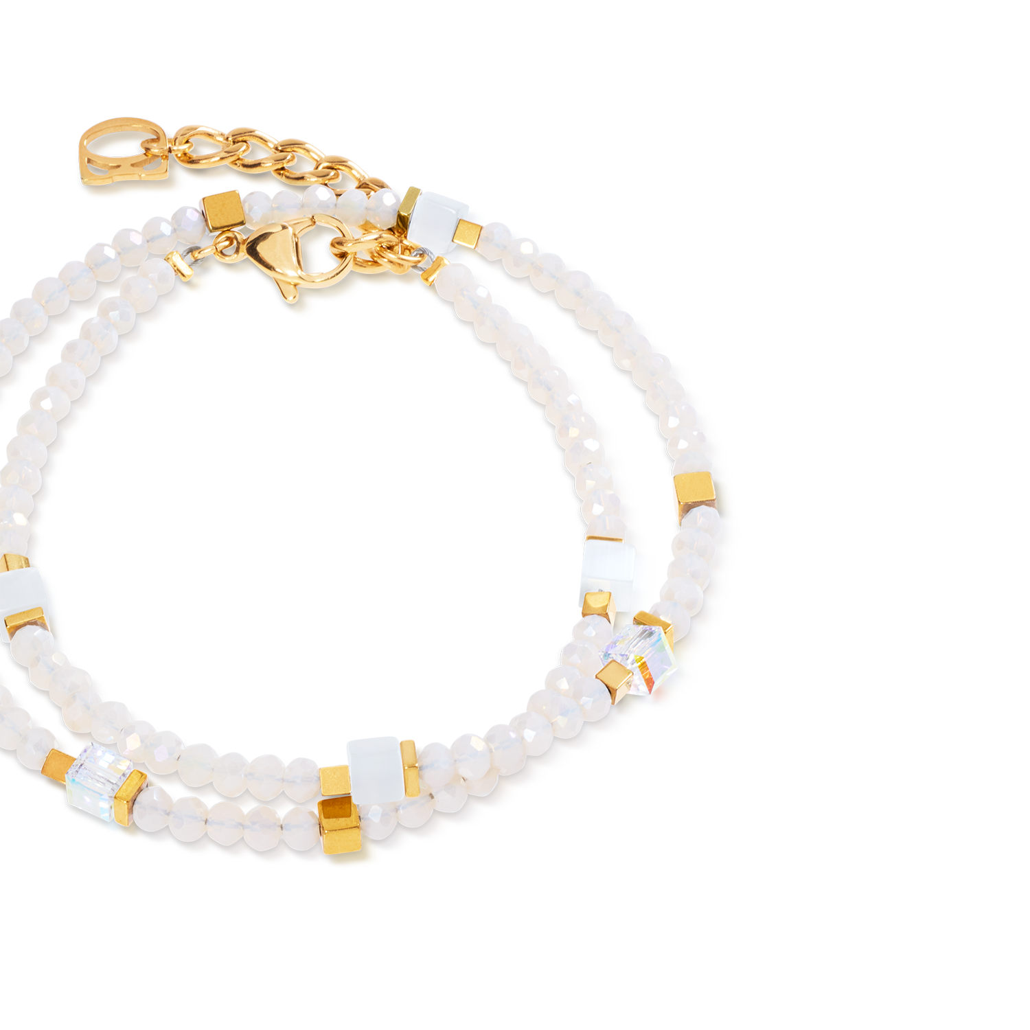 Joyful Colours Flex bracelet or-blanc