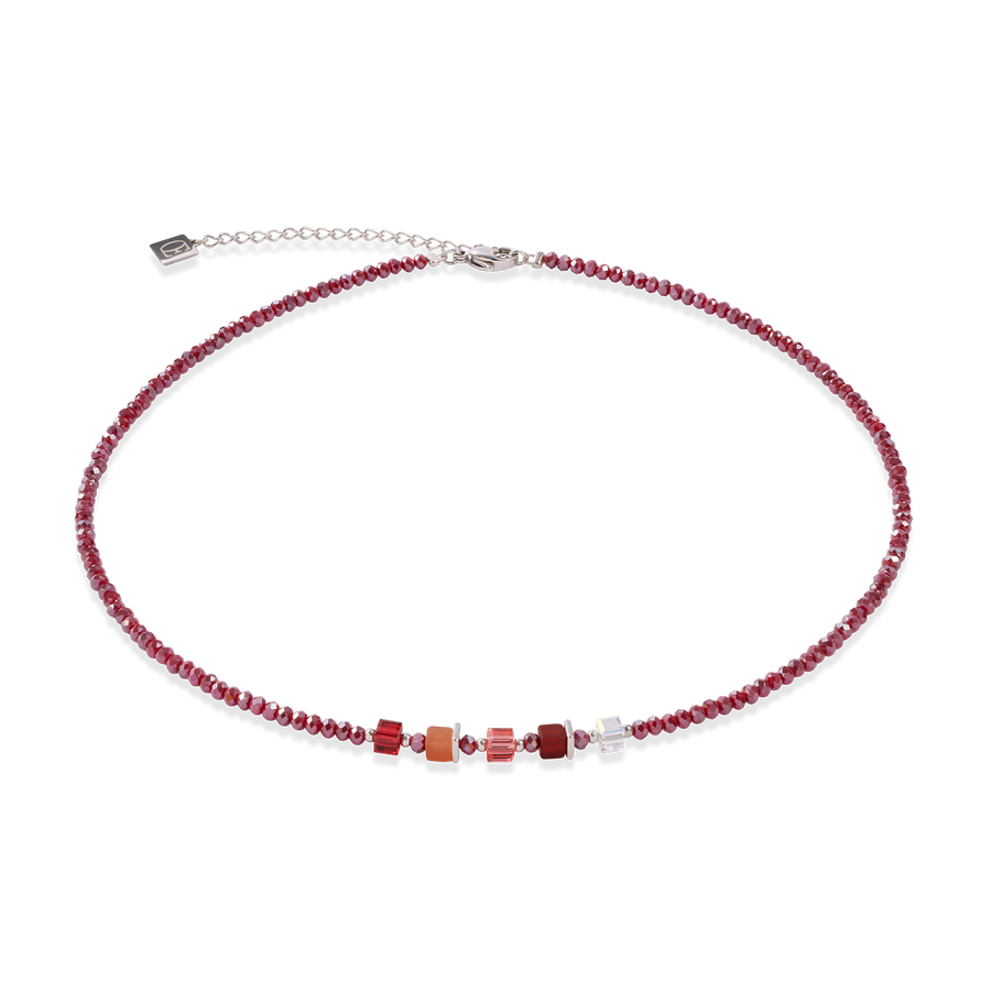 Joyful Colours Update Collier argent-rouge