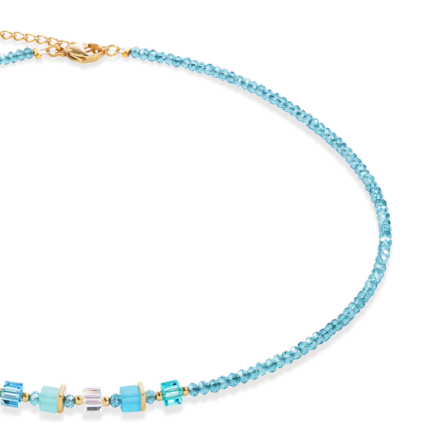Joyful Colours Update Collier or-turquoise