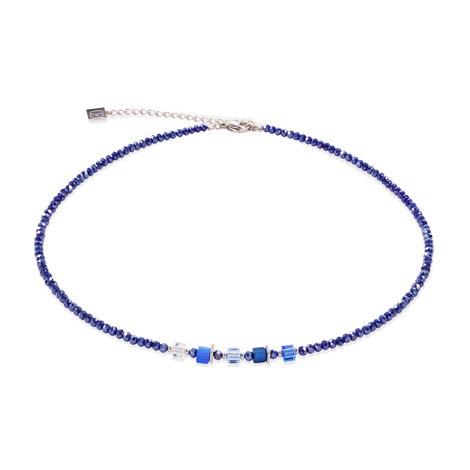 Joyful Colours Update Collier argent-bleu