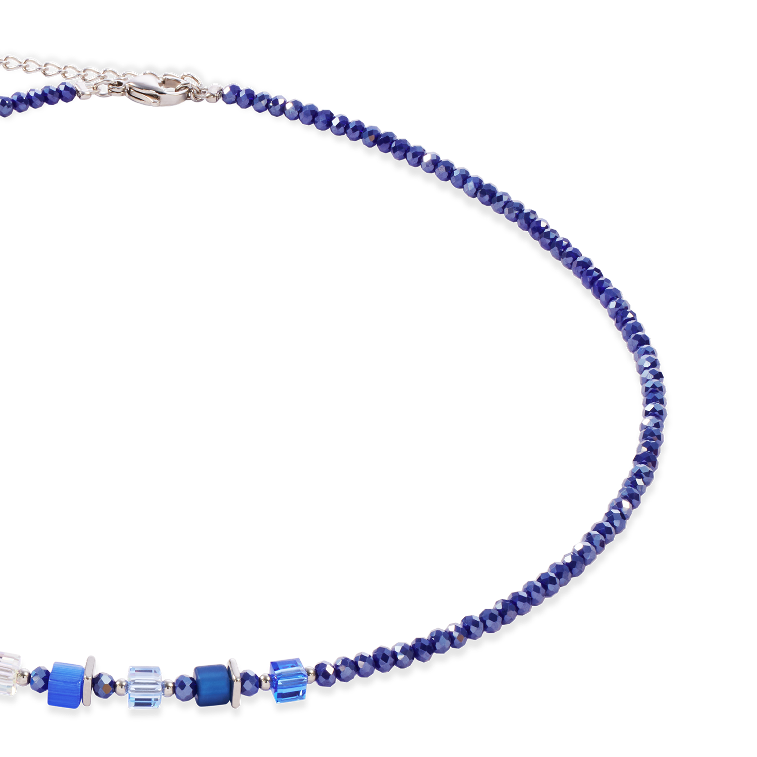 Joyful Colours Update Collier argent-bleu