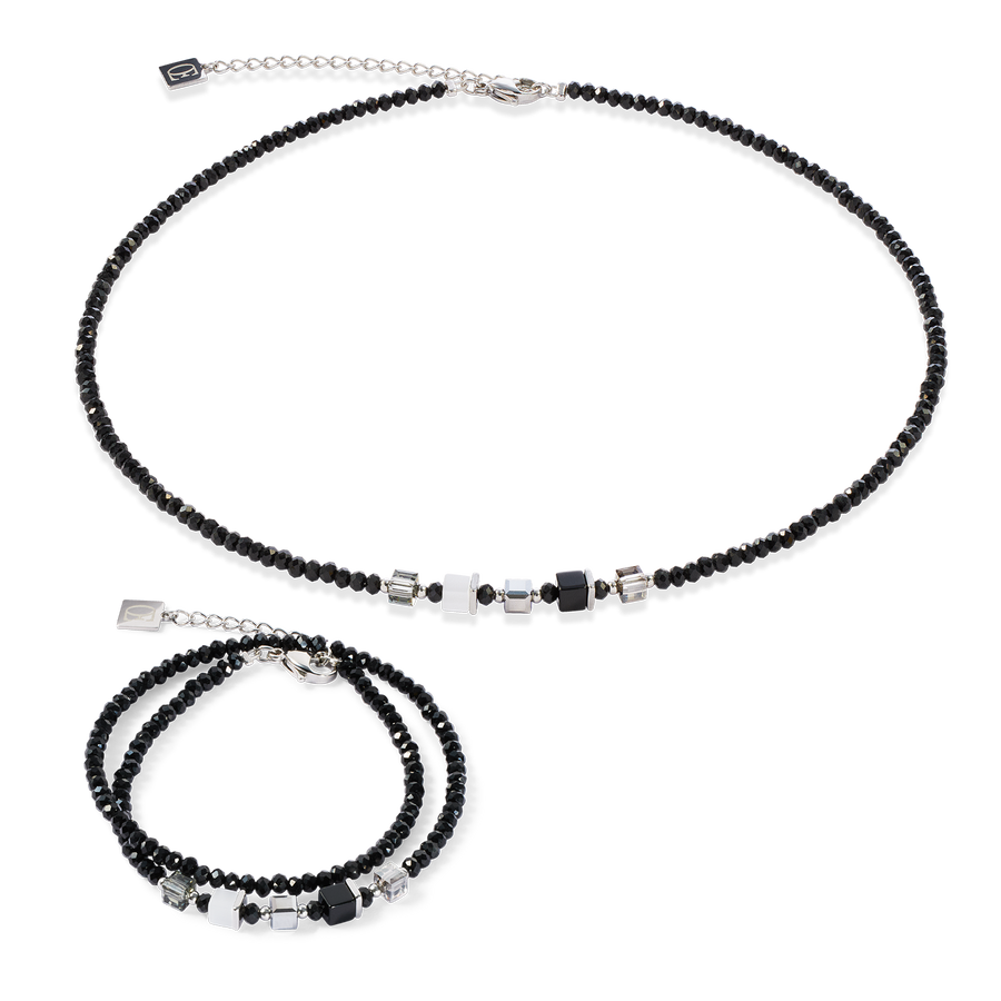 Joyful Colours Update Collier argent-noir