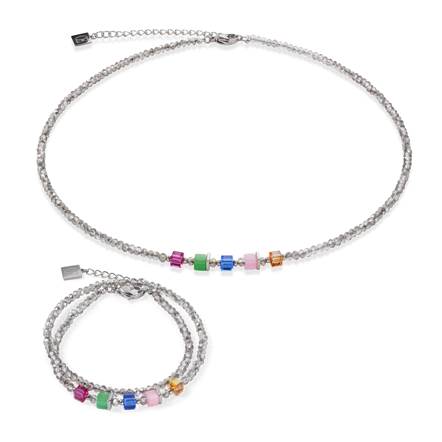 Joyful Colours Update Collier argent-multicolore