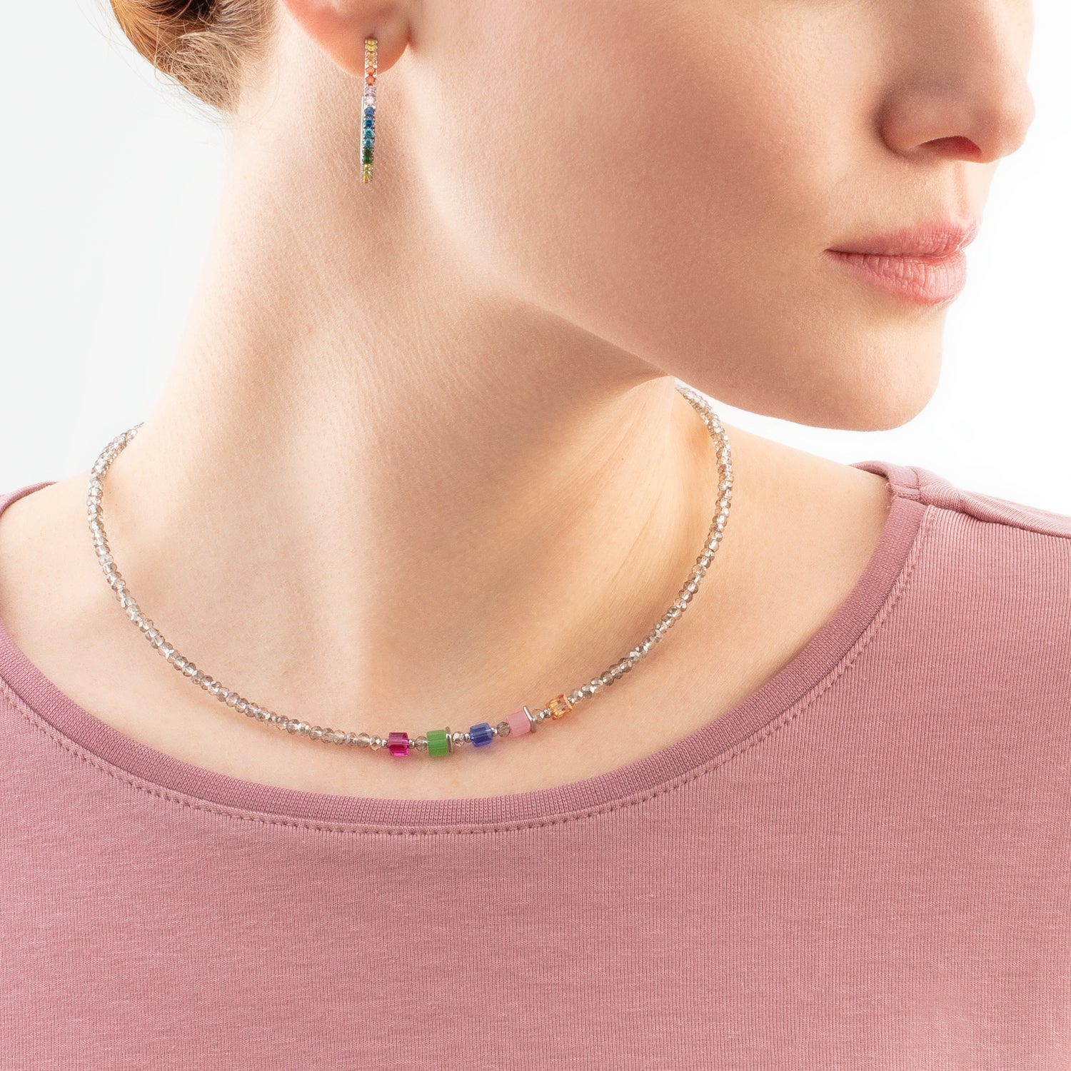 Joyful Colours Update Collier argent-multicolore