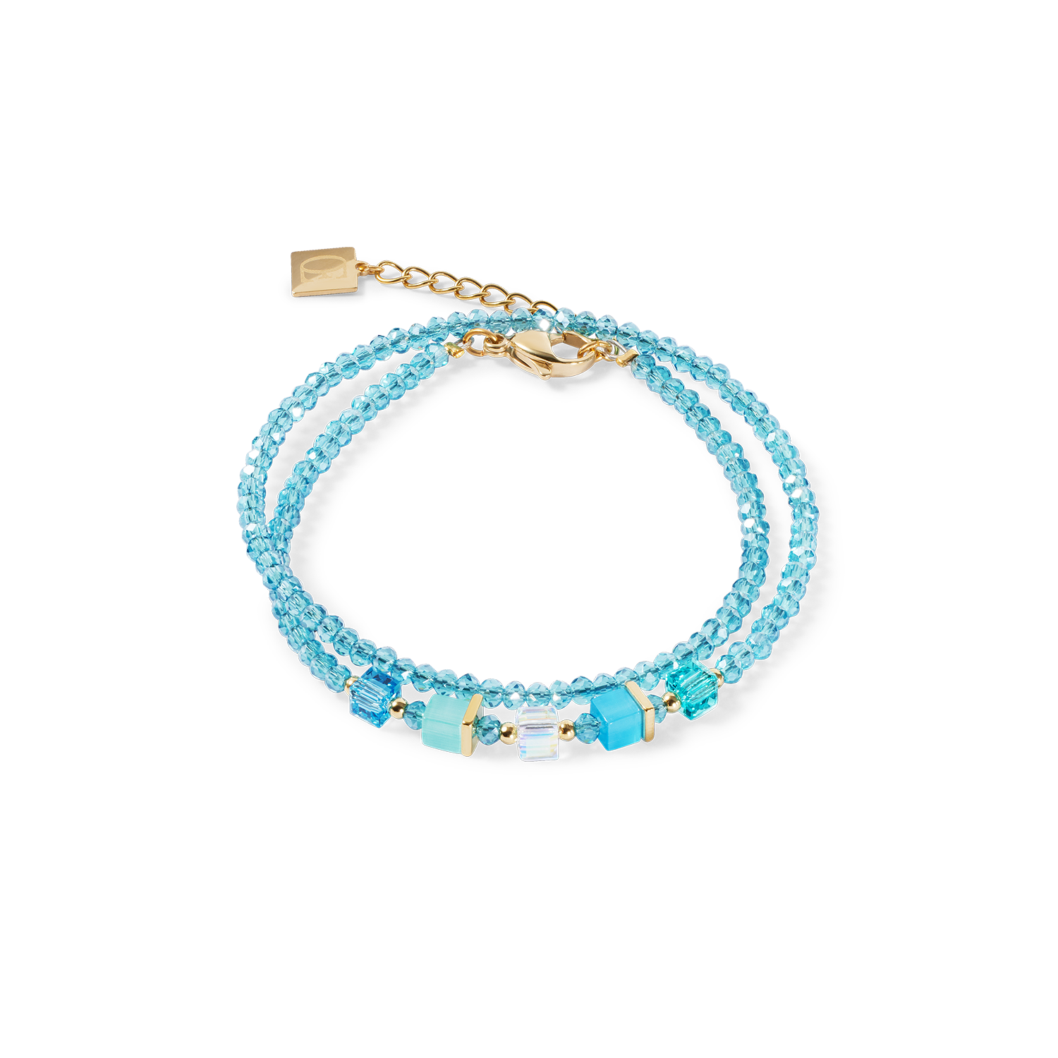 Joyful Colours Update Bracelet or-turquoise
