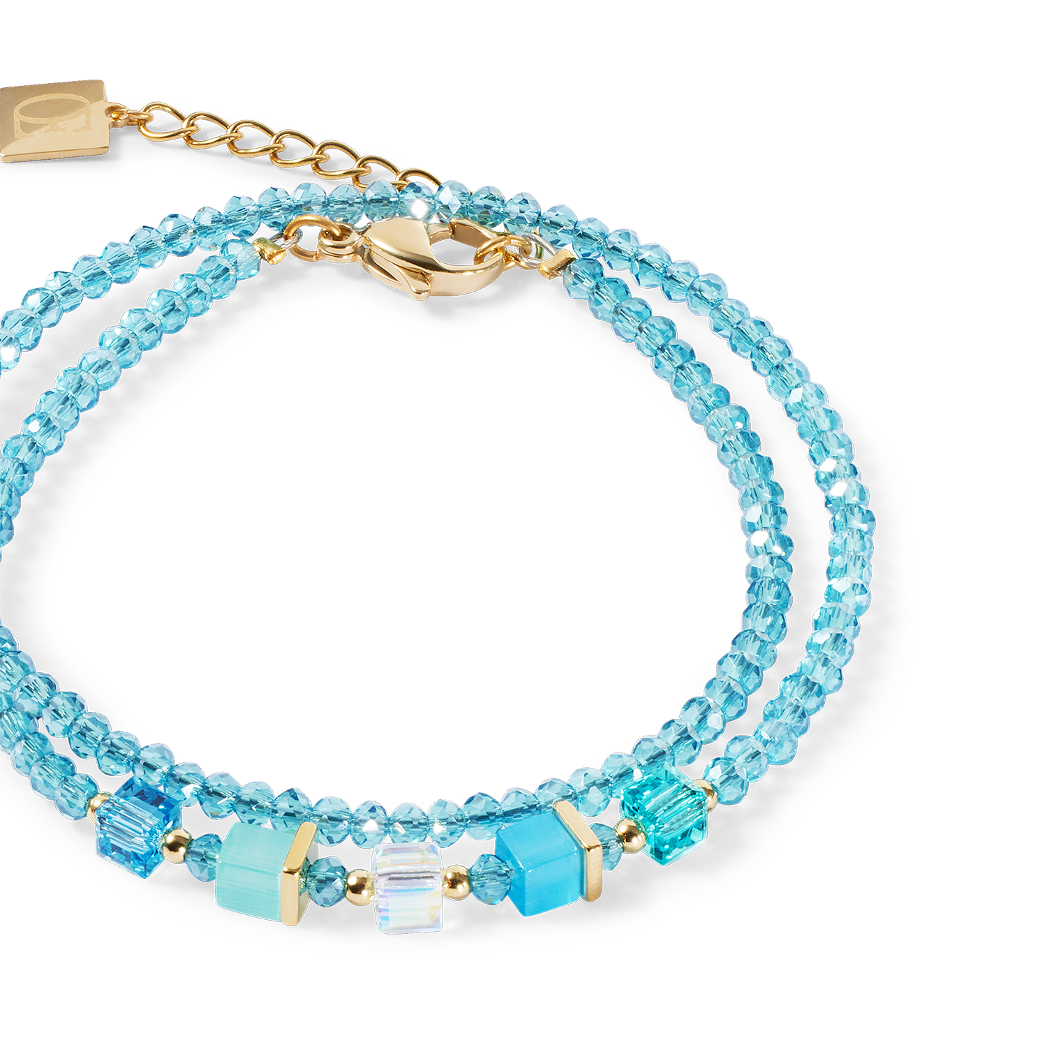 Joyful Colours Update Bracelet or-turquoise
