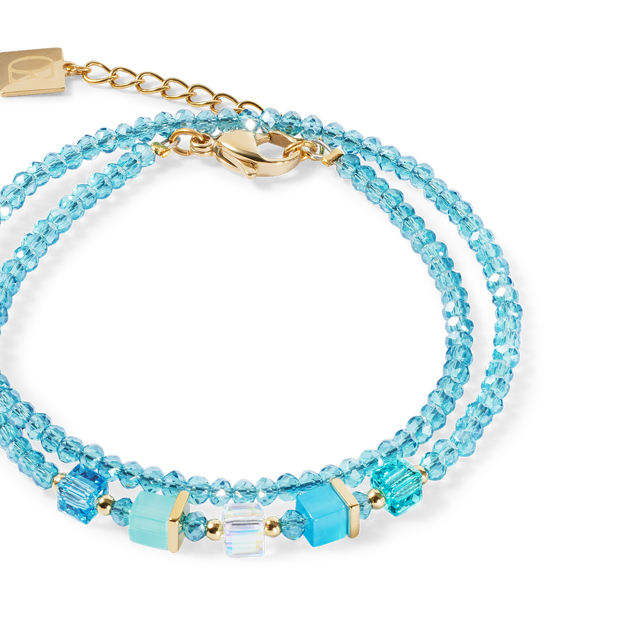Joyful Colours Update Bracelet or-turquoise