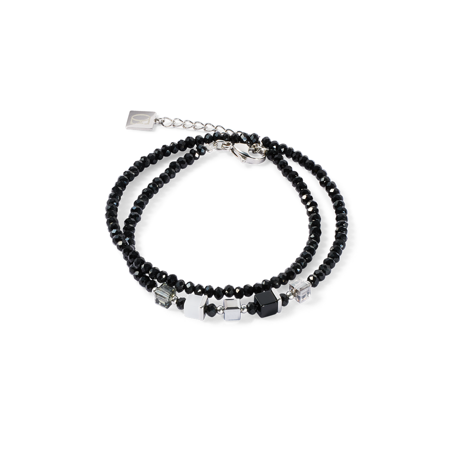 Joyful Colours Update Bracelet argent-noir