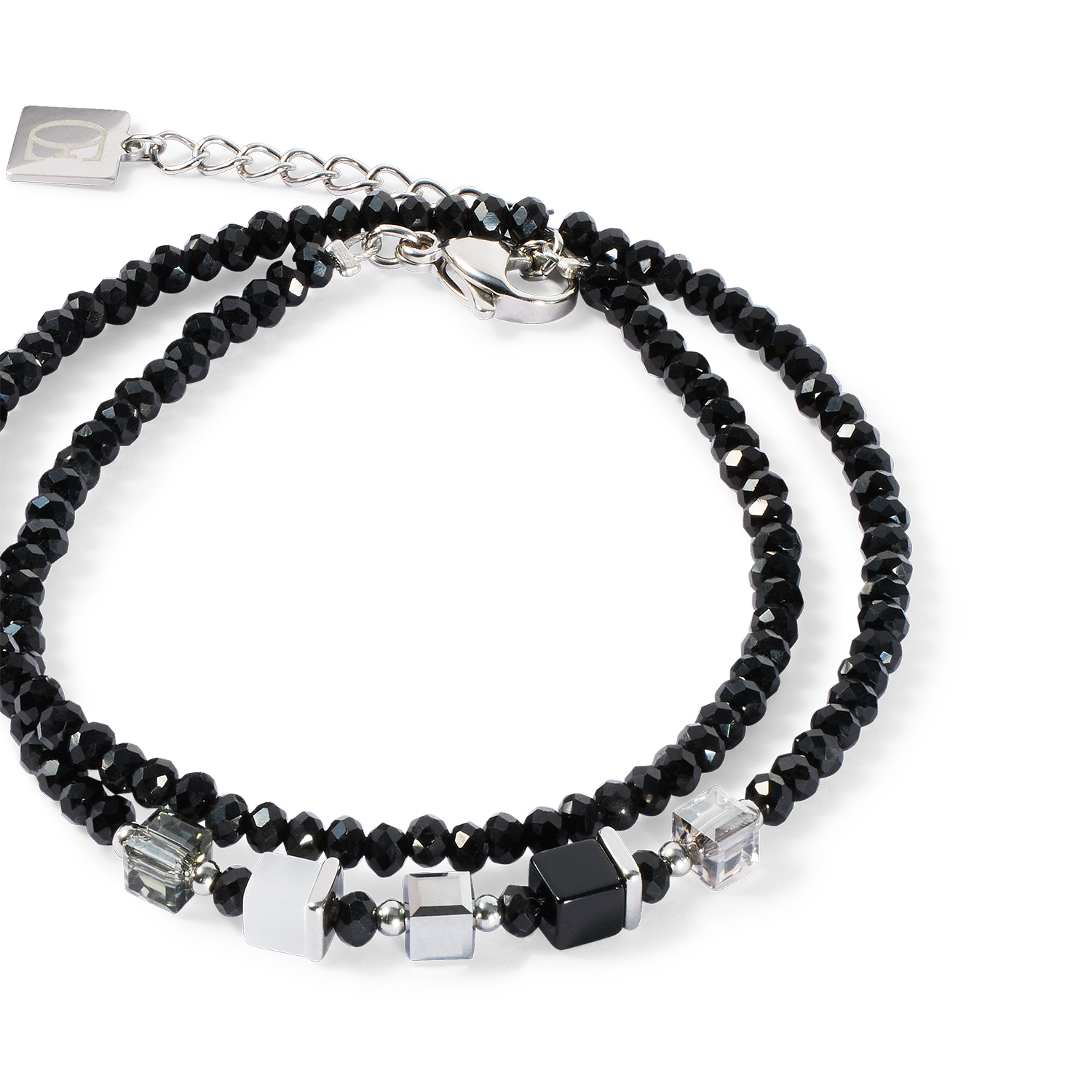 Joyful Colours Update Bracelet argent-noir