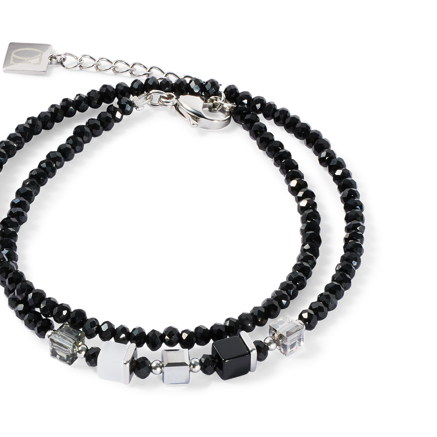 Joyful Colours Update Bracelet argent-noir