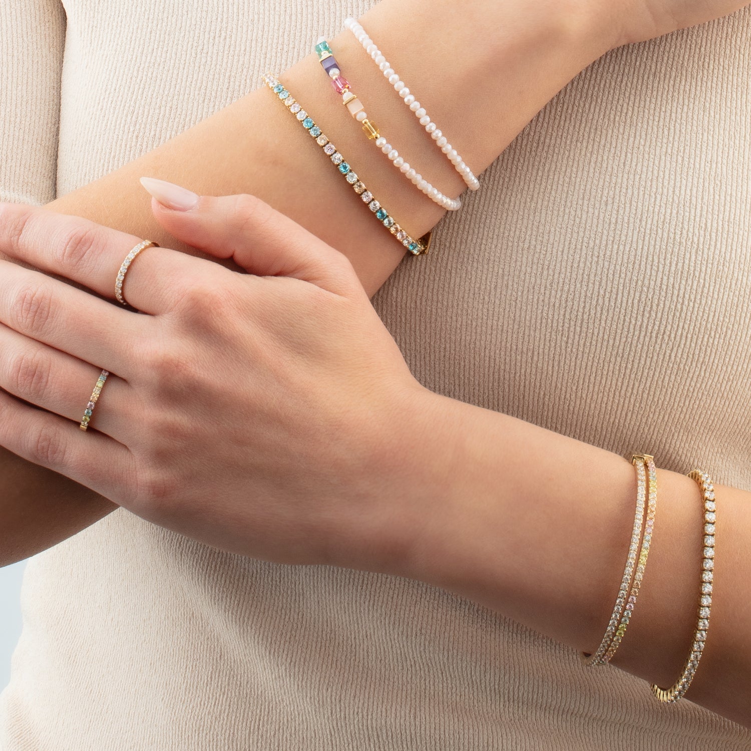 Joyful Colours Update Bracelet or-multicolore