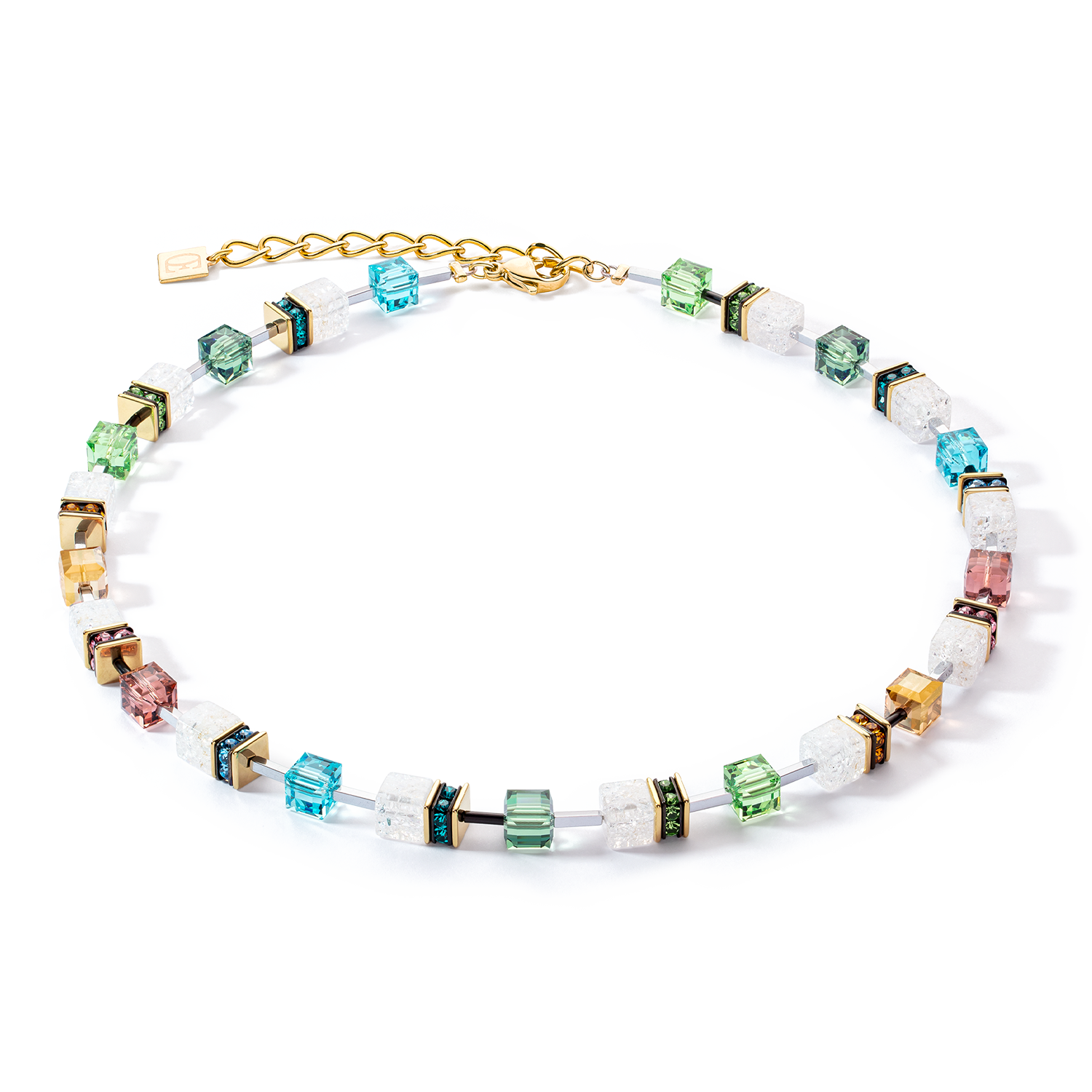 Collier GeoCUBE® Iconic Statement Precious multicolore