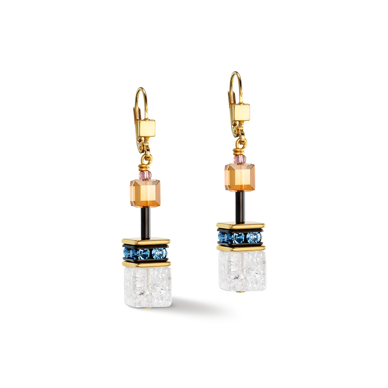 Boucles d'oreilles GeoCUBE® Iconic Statement Precious multicolore