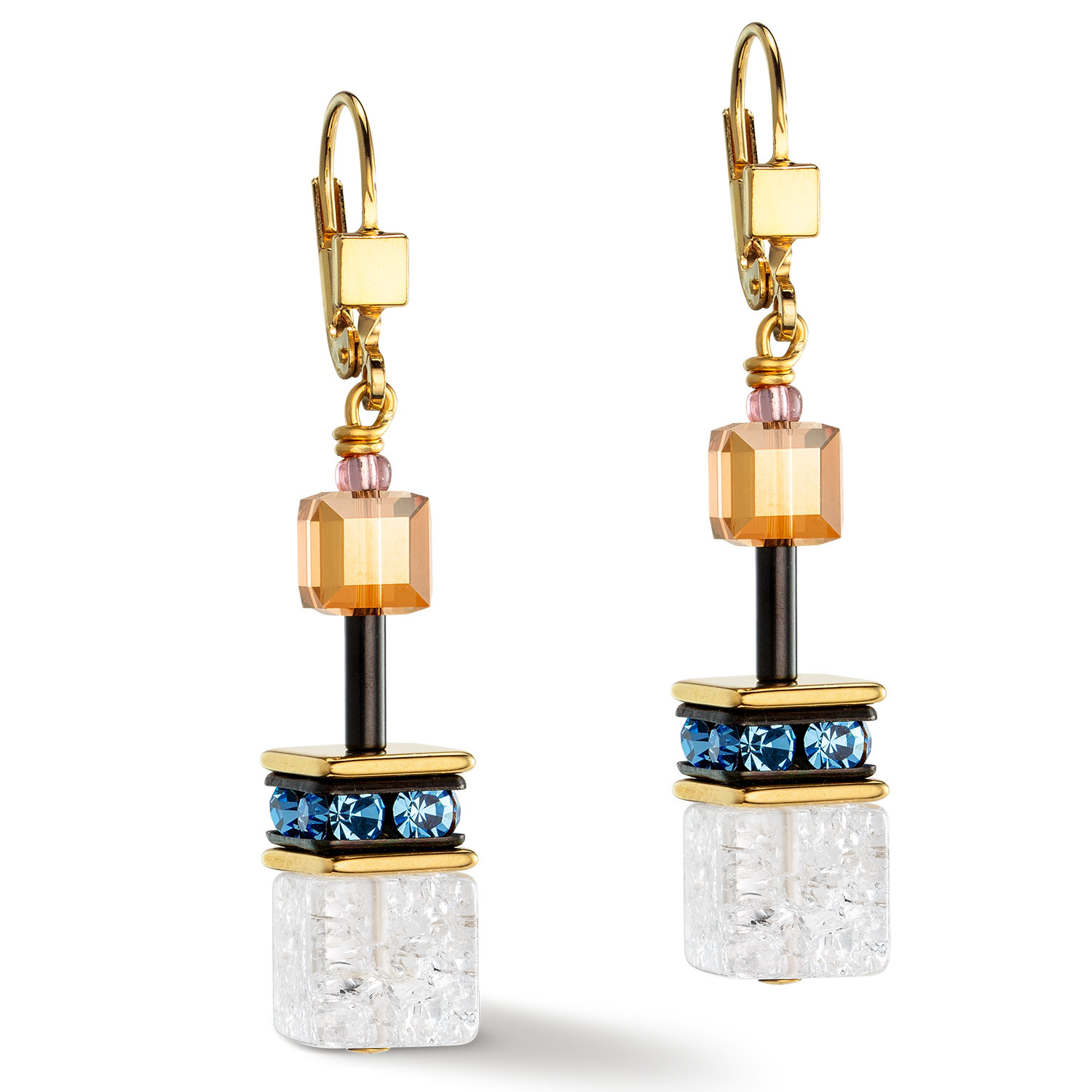 Boucles d'oreilles GeoCUBE® Iconic Statement Precious multicolore