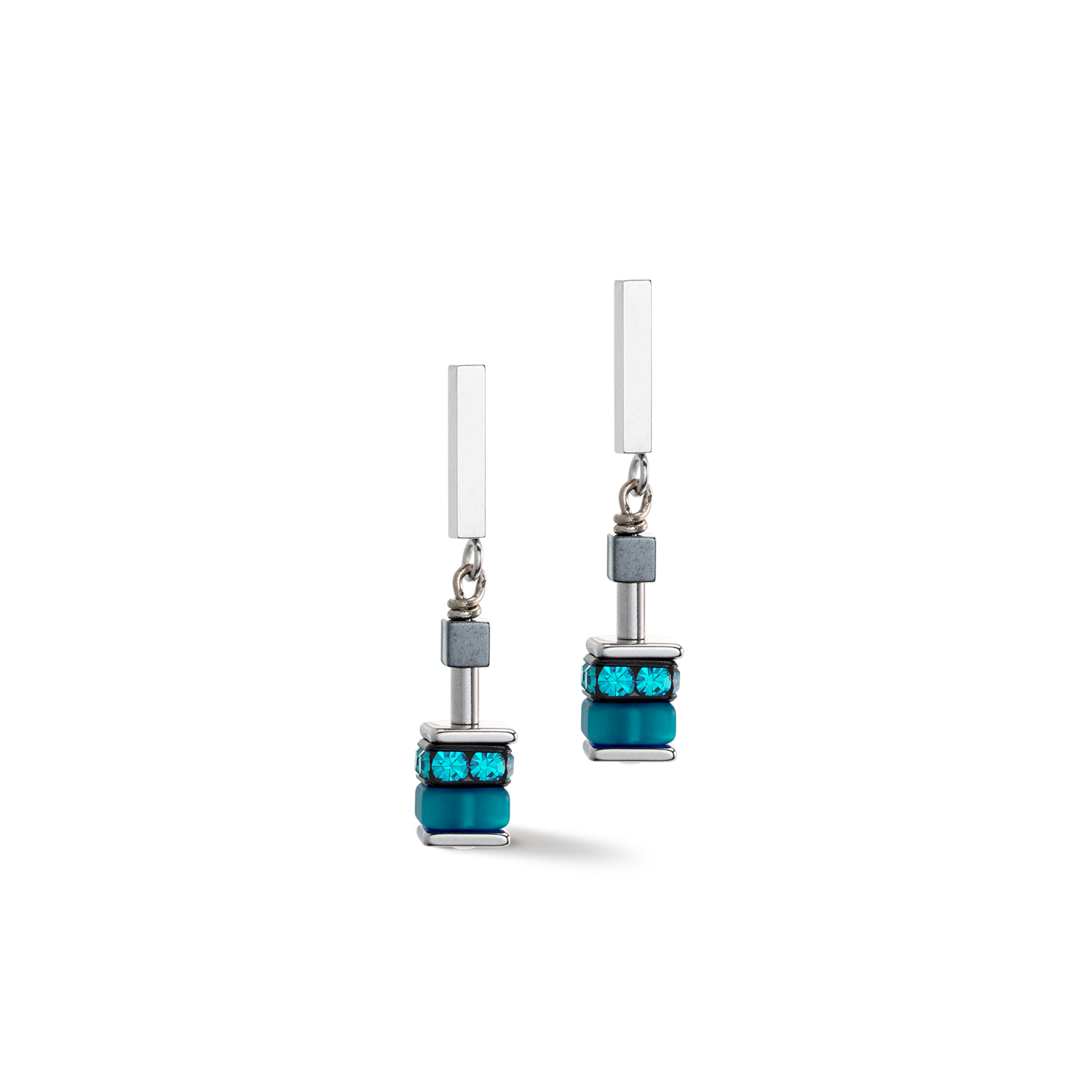 Boucles d'oreille Sparkling Classic Update bleu