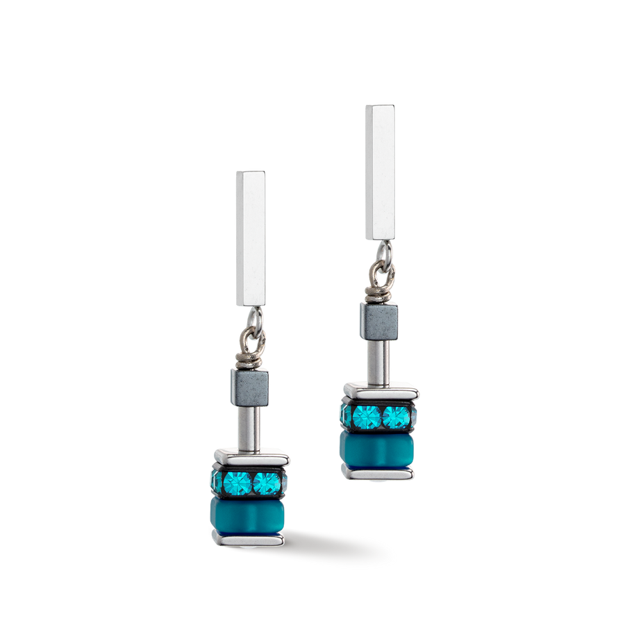 Boucles d'oreille Sparkling Classic Update bleu