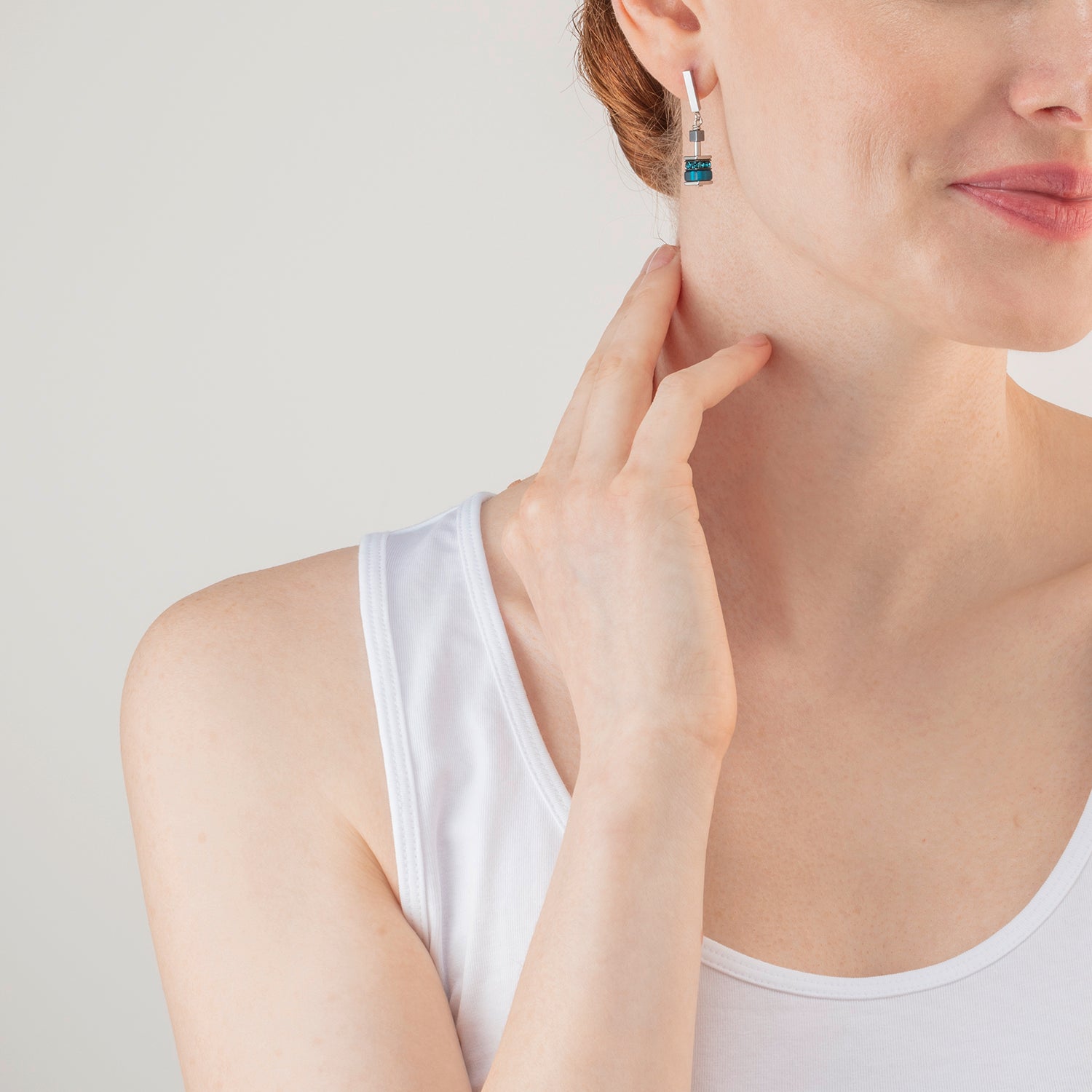 Boucles d'oreille Sparkling Classic Update bleu